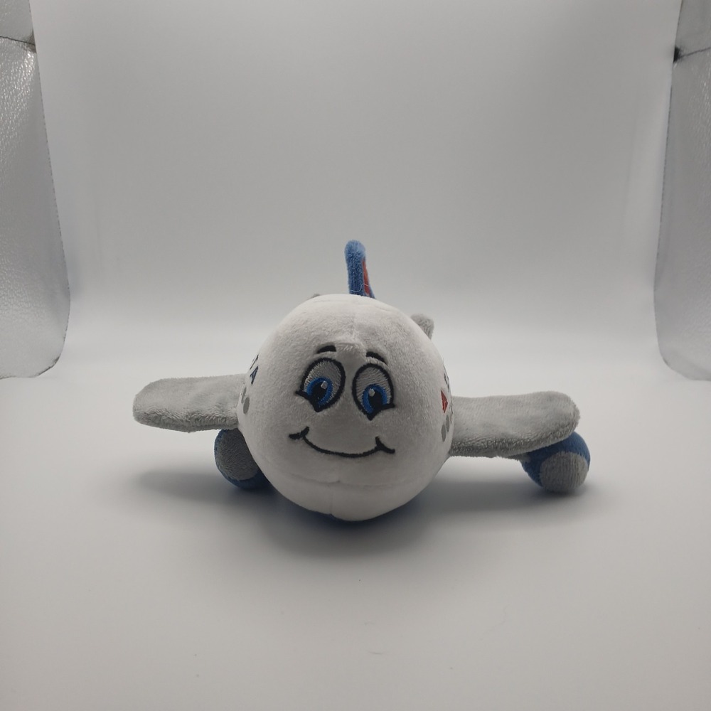 THE ICEBOX SMILING DELTA AIRLINES AIRPLANE 5" X 3.5" PLUSH (ML694) Stuffed Plush